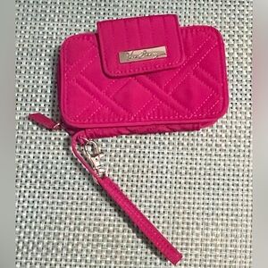 Vera Bradley Pink Quilted Wristlet Like New 😊 Excellent Condition